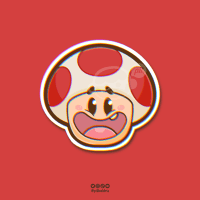 Toad Sticker